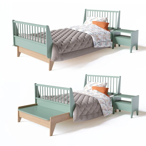 Willox bed by La Redoute 3D model download in 3ds max format 2018 Corona Render for kids bedroom interior design