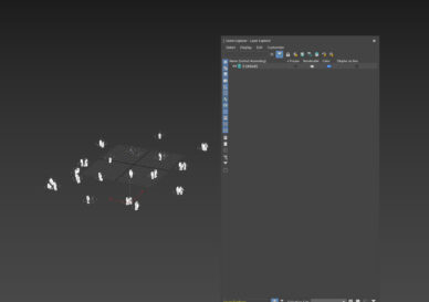 Object not showing in 3ds Max layers