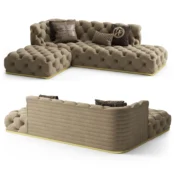 Daybed Vittoria Frigerio Caracciolo 3D model 3ds max VRay Corona Render
