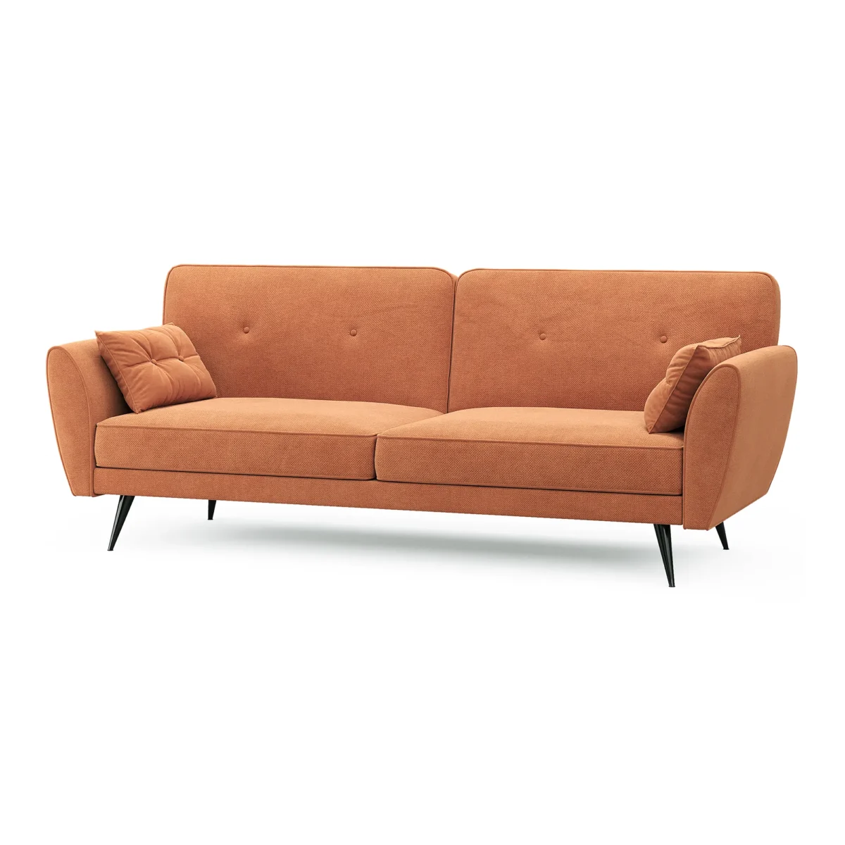 Edinburgh Orange sofa bed 3D model download Free on cg.market 3ds max Corona Render