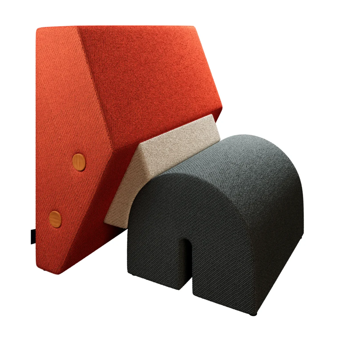 Keystone armchair 3D model download on cg.market 3ds max Corona Render