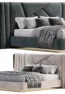 Mascari Bed By Grand Italia 3D model download on cg.market 3ds max, CoronaRender
