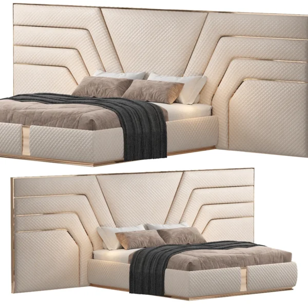 AUGUST BABYLON BED 3D model download on cg.market, 3ds max, Corona Render