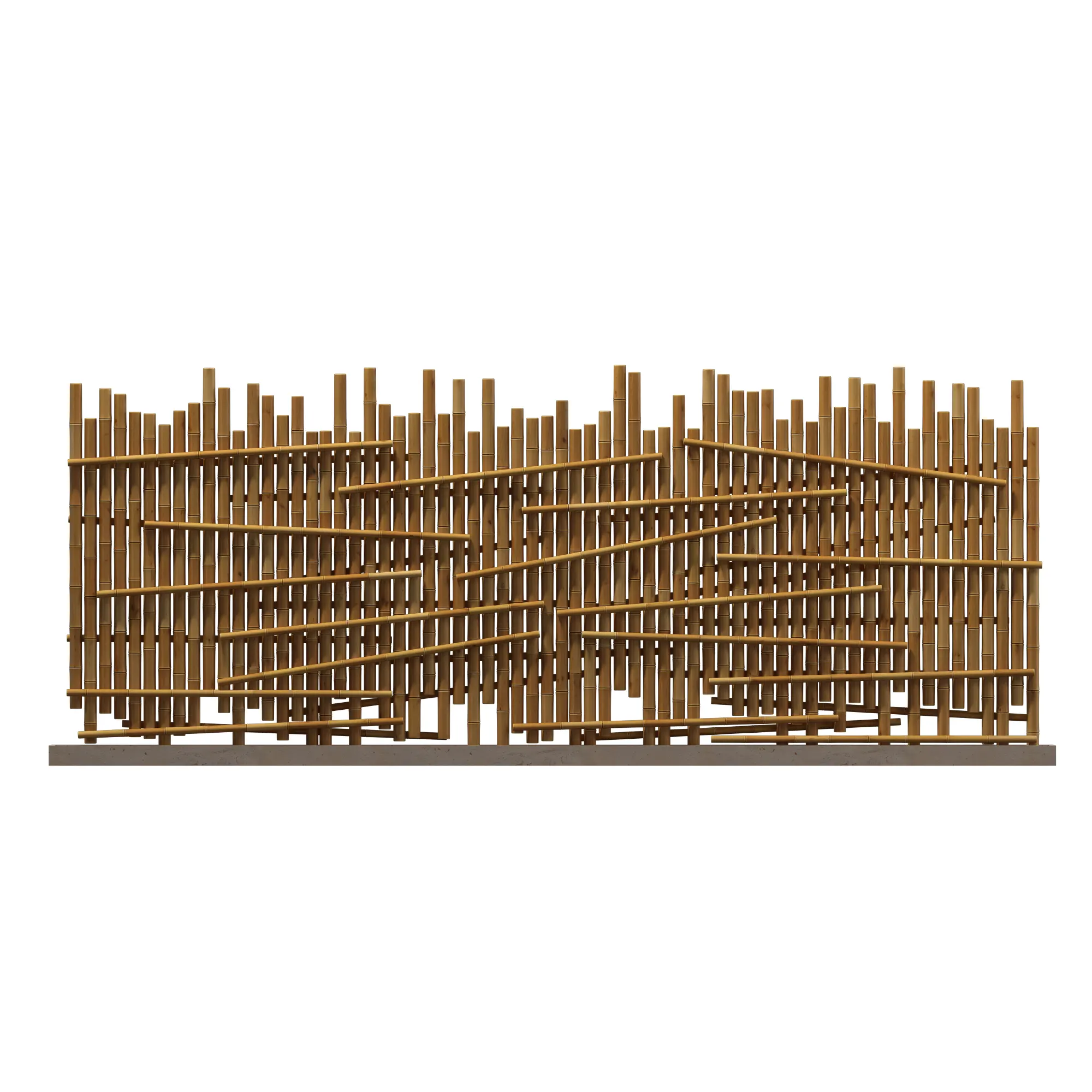 Bamboo decor N14 3D model download on cg.market 3ds max, CoronaRender, V-Ray