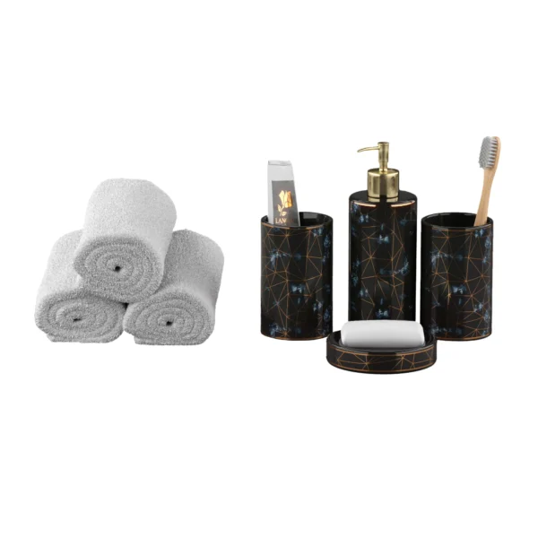 Bathroom accessories in Loft style 3D model download on cg.market, 3ds max, Corona Render.