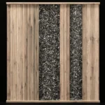Wall Wood pebble decor N1 3D model download on cg.market 3ds max, V-Ray