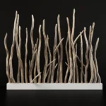 Planter wall branch crooked old N1 3D model download on cg.market 3ds max, V-Ray