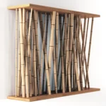 Bamboo decor wall N7 3D model download on cg.market 3ds max, V-Ray