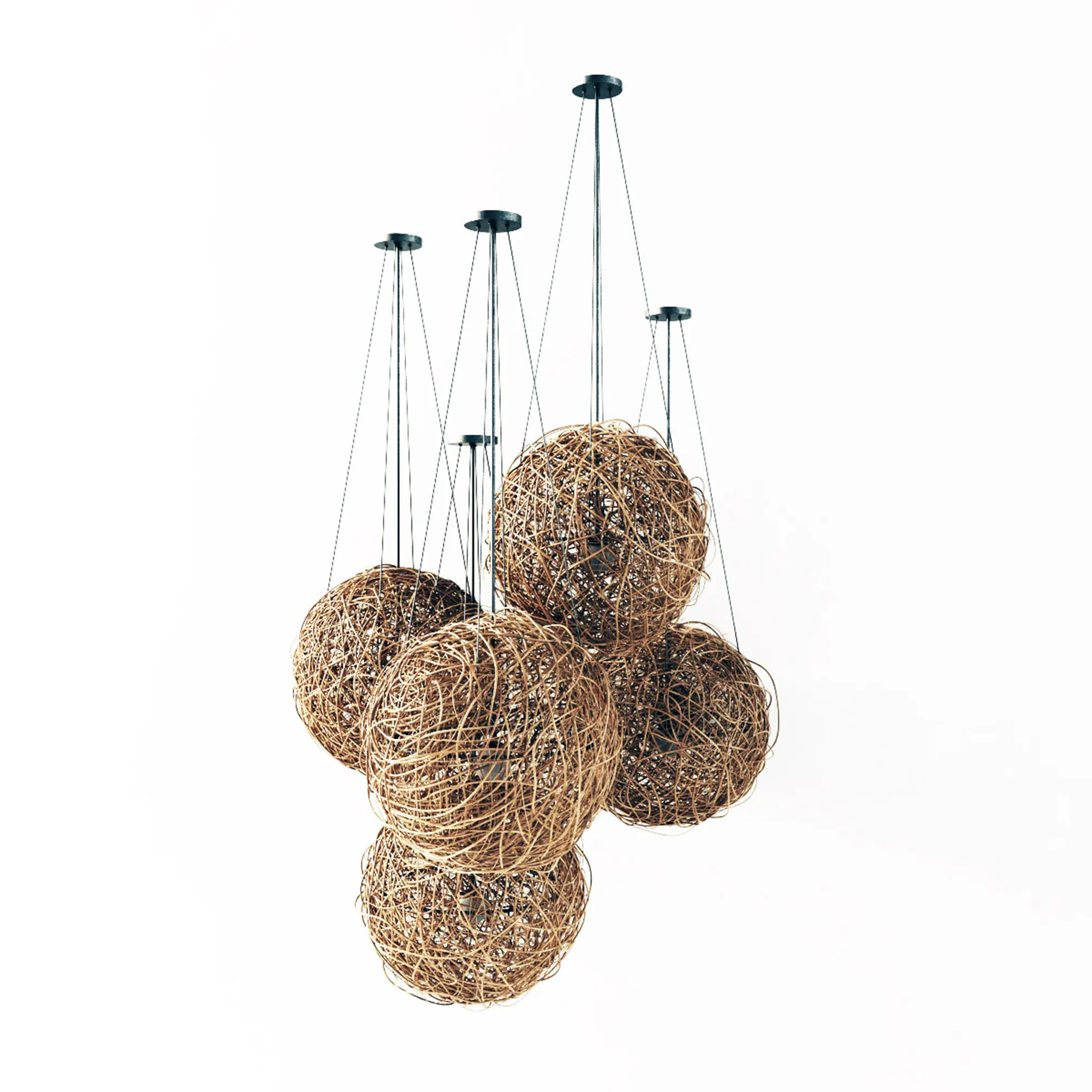 Branch decor lamp sphere N1 Cone 3D model download on cg.market 3ds max, V-Ray