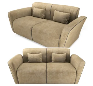 Sofa GROOVE Milano Bedding 3D model download on cg.market, 3ds max, Corona Render.