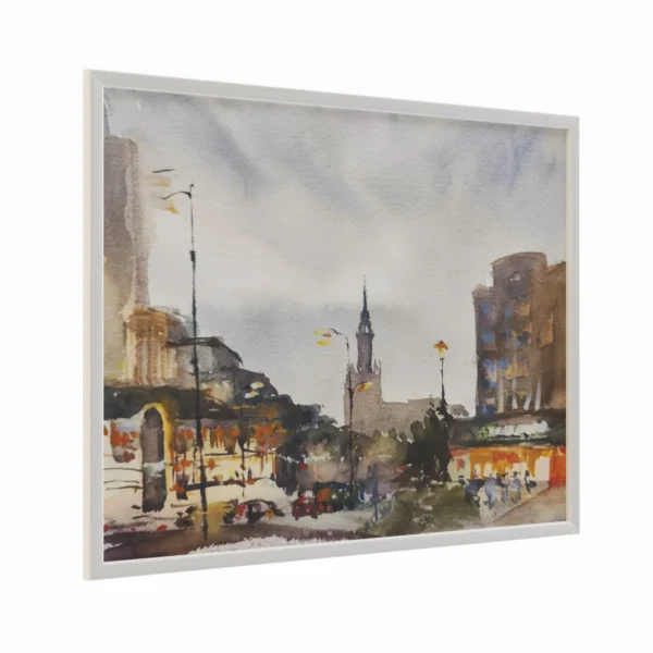 Picture 001 Smolenskaya-Sennaya Square. Watercolor. 3D model download on cg.market, 3ds max, Corona Render, V-Ray, Fstorm, Blender.