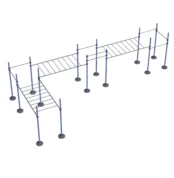 Monkey Bars MB Barbell MB 7.60/3 3D model download on cg.market, 3ds max, Corona Render, V-Ray, Fstorm, Blender.