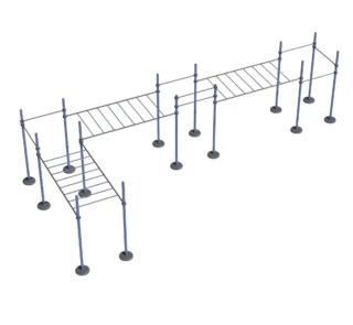 Monkey Bars MB Barbell MB 7.60/3 3D model download on cg.market, 3ds max, Corona Render, V-Ray, Fstorm, Blender.