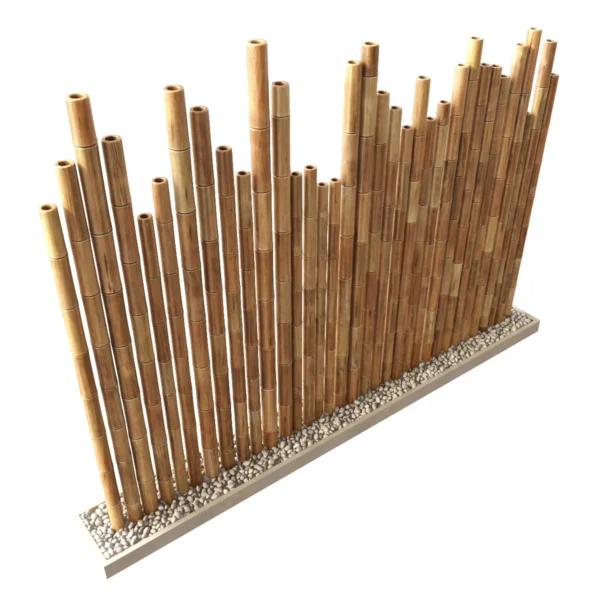 Bamboo decor N19 3D model download on cg.market 3ds max, CoronaRender, V-Ray