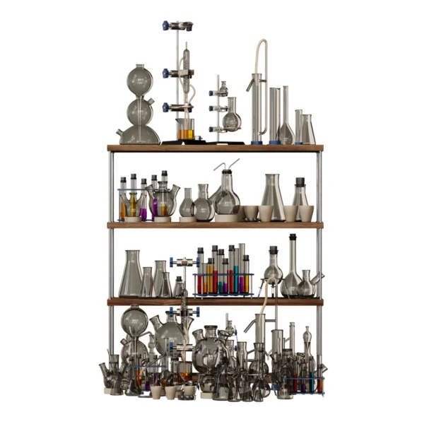 Chemistry dishes N2 3D model download on cg.market for 3ds max Corona Render V-Ray