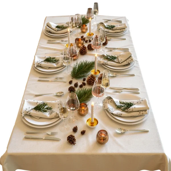 New year table setting 3D model download on cg.market, 3ds max, Corona Render
