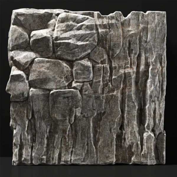 Slab stone rock granite huge N2 3D model download on cg.market 3ds max, CoronaRender, V-Ra