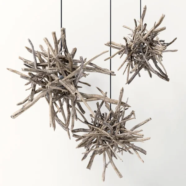 Branch decor lamp N1 3D model download on cg.market 3ds max, V-Ray