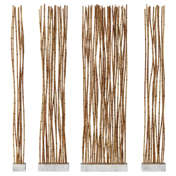 Bamboo low decor N8 3D model download on cg.market 3ds max, CoronaRender, V-Ray